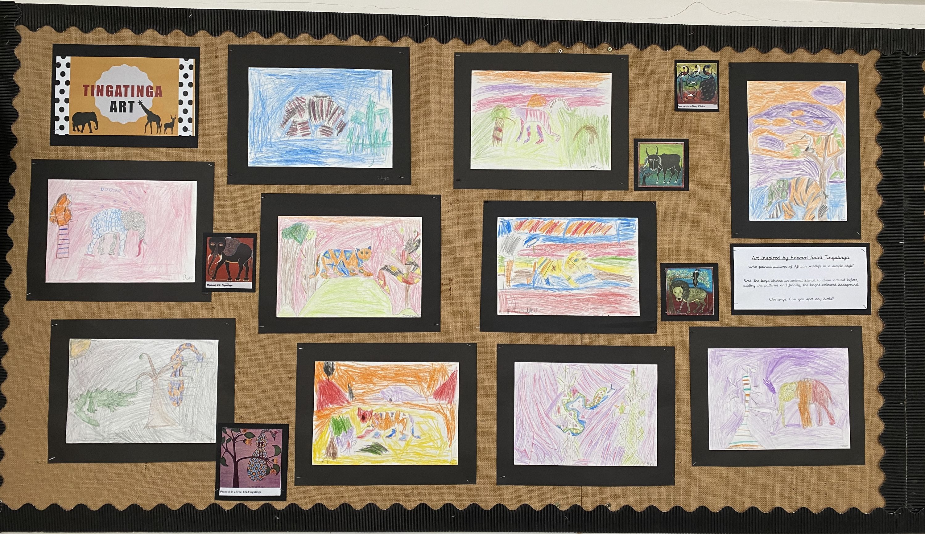 Tinga Tinga art display